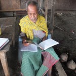 Senor Salvatore da Costa Pereira, a Lia na'in who shared his knowledge of the traditional music, he is also pictured in the front cover of the book "Sounds of the Soul"